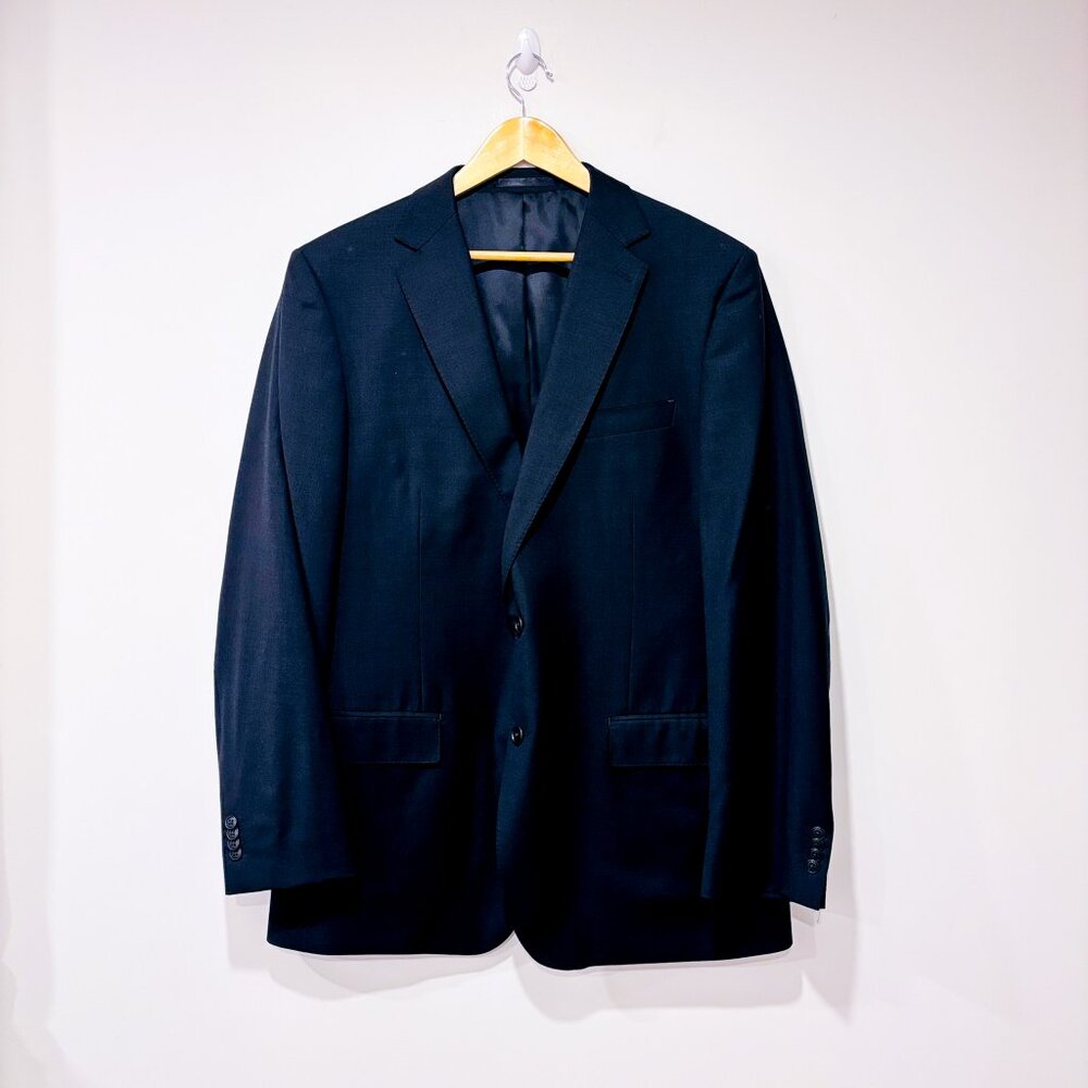 BETENLY Men's Charcoal‎ Wool Blazer Sport Coat | Size 44L